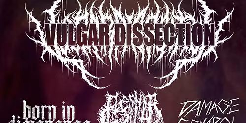 Vulgar Dissection - Born In Dissonance - Flesh Cellar - Damage Control (Eye Roll Promotions Presents...)
