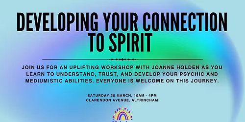 WORKSHOP_Developing Your Connection to Spirit with Joanne Holden