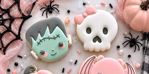 Pastel Halloween Cookie Decorating with C&P Cookies