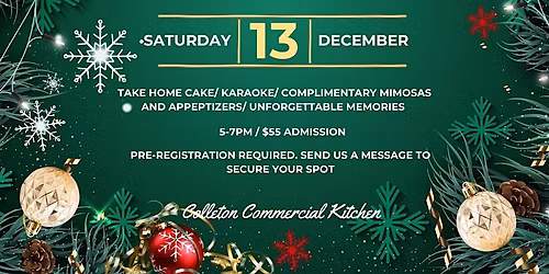 Friendmas Cake & Sip