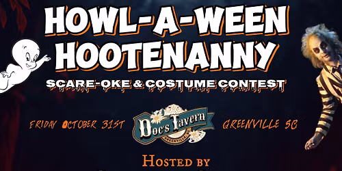 Howl-A-Ween Hootenanny Scare-oke AND costume contest with Cornbread Cowboi