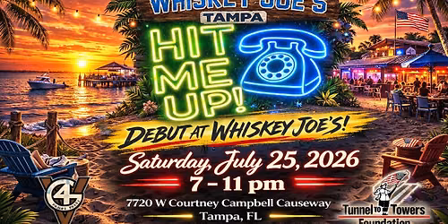 Hit Me Up DEBUT at Whiskey Joe's Tampa!