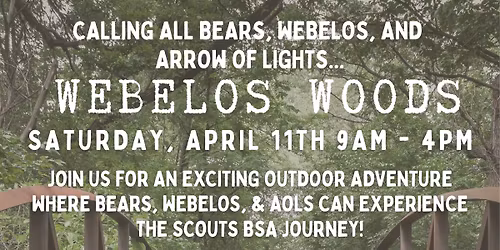 Webelos Woods