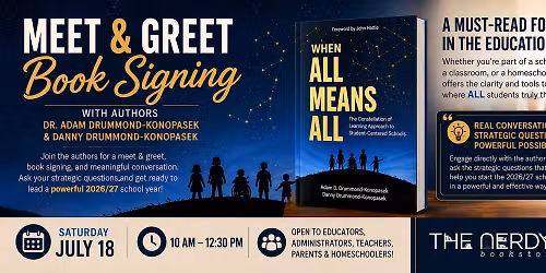 When All Means All: Meet & Greet, Conversation, and Book Signing