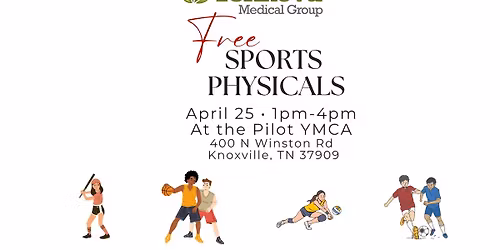 Free Sports Physicals with Tennova Healthcare at the YMCA