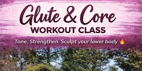 Glute & Core Workout Class With Jas