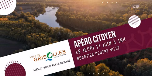 Ap\u00e9ro-citoyen - r\u00e9union de quartier 2026 : Centre ville