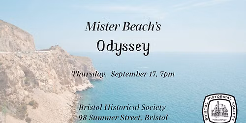 Third Thursday Program: Mister Beach's Odyssey
