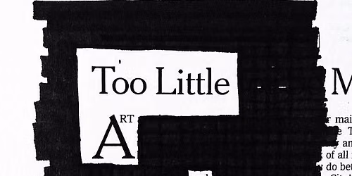 Blackout Poetry Workshop