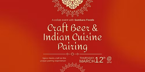 Craft Beer & Indian Cuisine Pairing