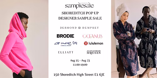 Sample Sale London Shoreditch Pop Up