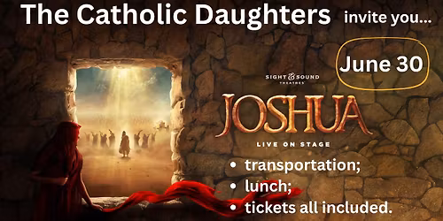 Bus Trip to "Joshua" at Sight & Sound Theater