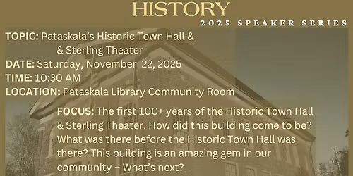 Let's Talk About History: Pataskala's Historic Town Hall