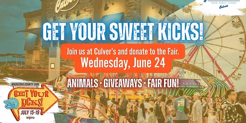 Waukesha County Fair Donate & Dine Culver's