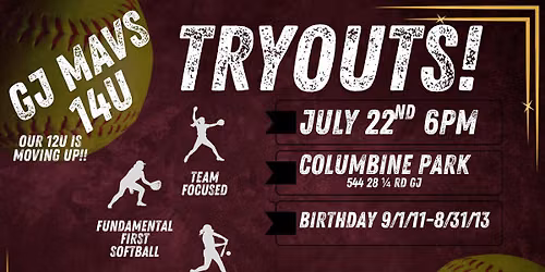 GJ Mavs 14u tryouts 