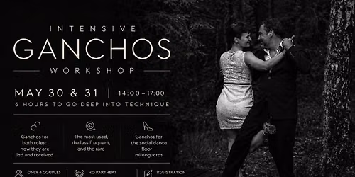 Ganchos, intensive workshop. Only 4 couples.