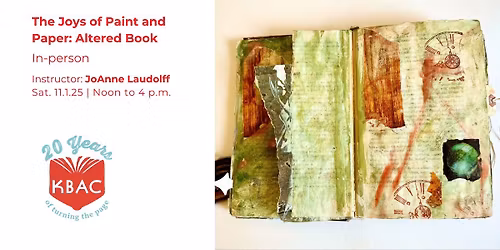 Workshop - The Joys of Paint and Paper: Altered Book