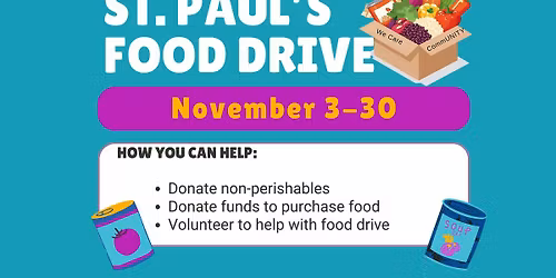 St. Paul's Food Drive