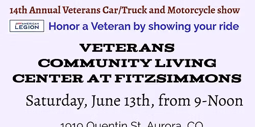 14th Annual Veteran Car show