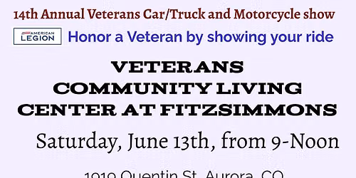 14th Annual Veteran Car show