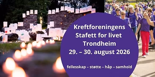 Kreftforeningens Stafett for livet Trondheim 2026