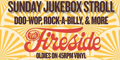 Sunday Jukebox Stroll w 45rpm Oldies vinyl DJs Danny Santos, Steve Merritt & SamoaBoy