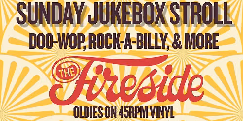 Sunday Jukebox Stroll w 45rpm Oldies vinyl DJs Danny Santos, Steve Merritt & SamoaBoy
