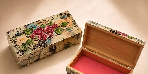 Make a Decoupage Trinket Box
