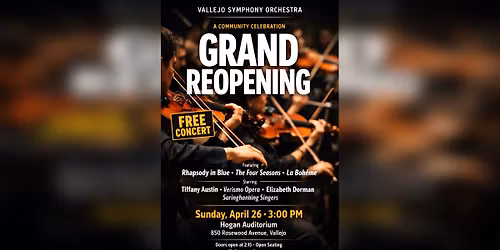 Vallejo Symphony Free Concert