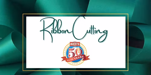 Ben's Ribbon Cutting