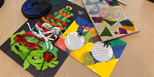 FREE Family drop-in Christmas card and postcard creations