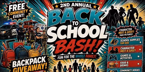 2nd Annual Back To School Bash!!!!