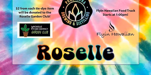 Tie Dye Party and Fundraiser for the Roselle Garden Club