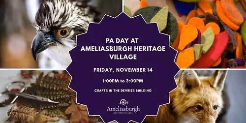 PA Day at Ameliasburgh Heritage Village