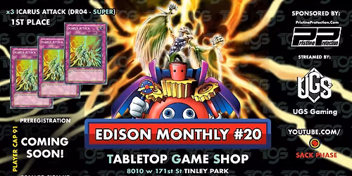YGO: EDISON FORMAT - Monthly #20