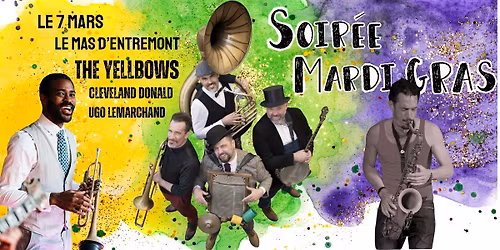 Soir\u00e9e Mardi Gras \u2013 New Orleans Music & Cuisine -
