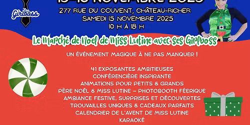 Le March\u00e9 de No\u00ebl de Miss Lutine avec les Girlboss 