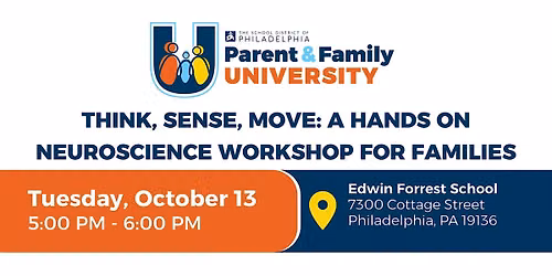 Think, Sense, Move: A Hands On Neuroscience Workshop for Families