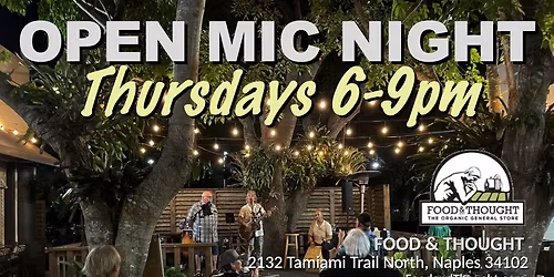 Open Mic Night at Food & Thought