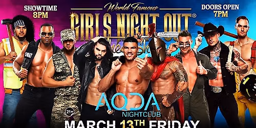 Mar 13th: Colorado Springs, CO - GNO The Show at Aqua Nightclub