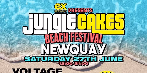 Jungle Cakes Newquay Beach Festival 2026