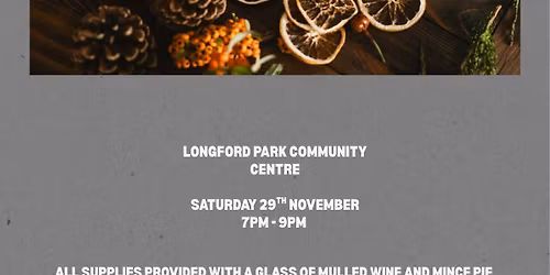 Christmas wreath making workshop