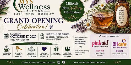 MYS Wellness Blends Grand Opening & Community Celebration