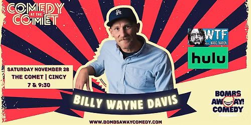 Comedy At The Comet | BILLY WAYNE DAVIS