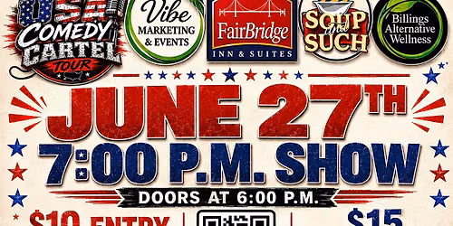 USA Comedy Cartel Tour at Vibe Marketing & Events - StandUp Comedy Billings
