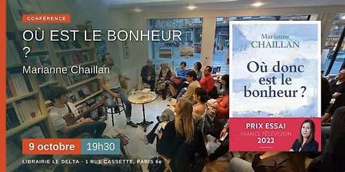 O\u00f9 est le bonheur ? \u2013 Conf\u00e9rence avec Marianne Chaillan