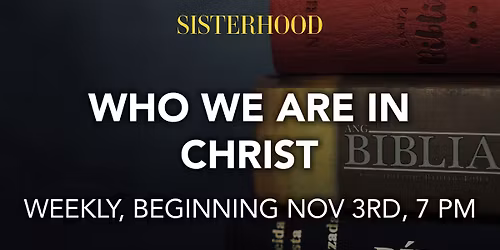 'Who We Are in Christ' Book Study