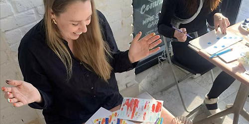 Abstract Sip & Paint Happy Hour