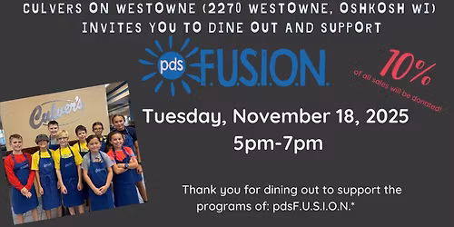 Culver's Dine & Donate & Calendar Sale