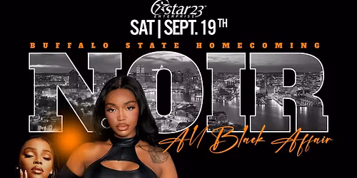 NOIR: The All Black Affair | Buffalo State Homecoming 2026